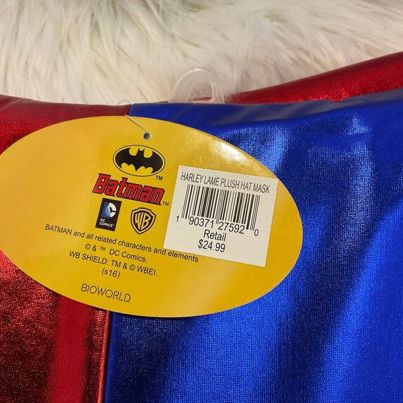 NWT BIOWORLD HARLEY QUINN COSPLAY JESTER HAT - Picture 4 of 4